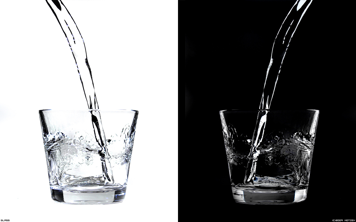 Foto von Wasser eingefüllt in Glass
