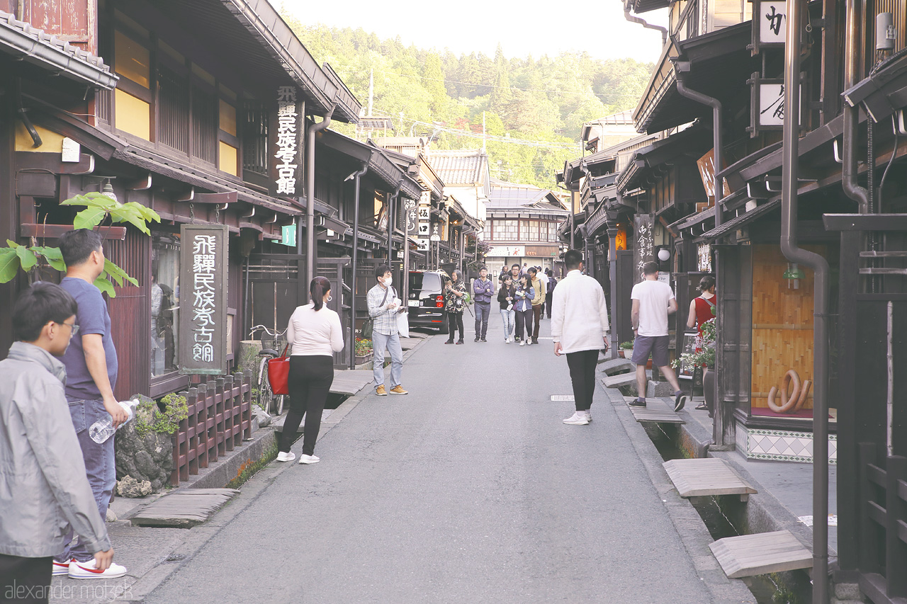 Takayama Foto von Altstadt Takayamas