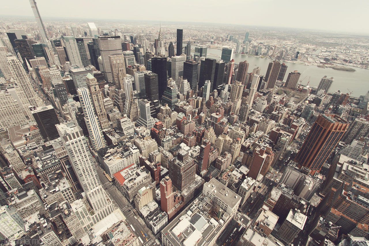 Rockefeller View Foto von Blick auf New York from Rockefeller Center aus
