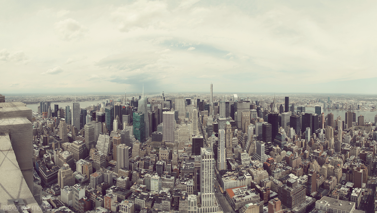 Empire State View Foto von Blick auf New York vom Empire State Building