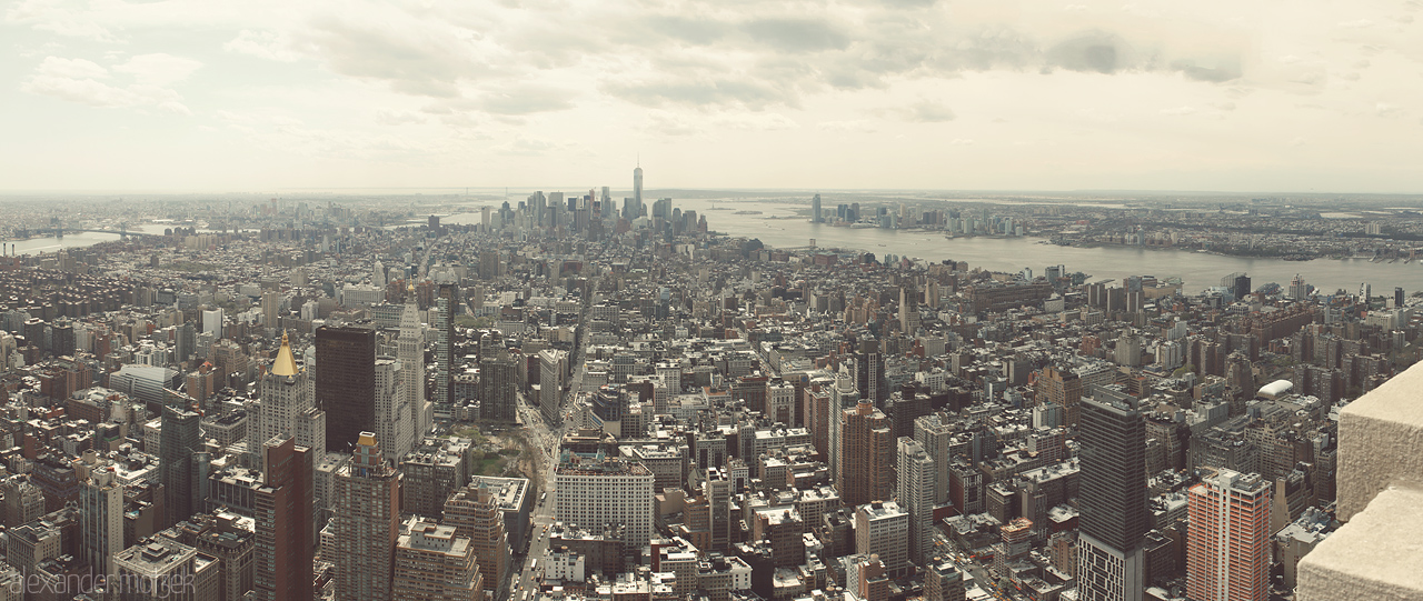Empire State View Foto von Blick auf New York vom Empire State Building