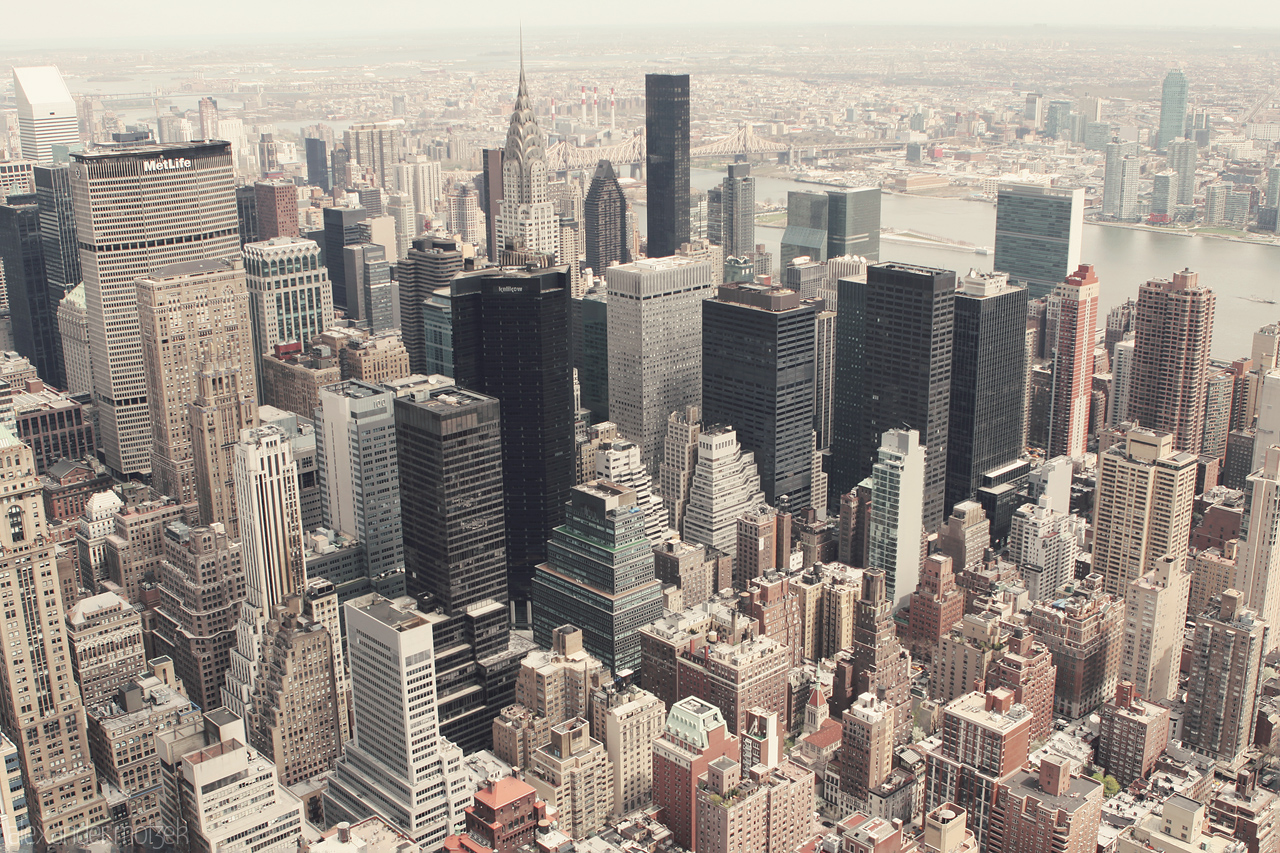 Empire State View Foto von Blick auf New York vom Empire State Building