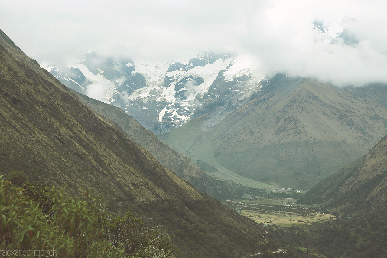 Salkantay & Humantay Foto von Blick auf den Gletscher des Humantay vom Anfang des Salkantay Trek