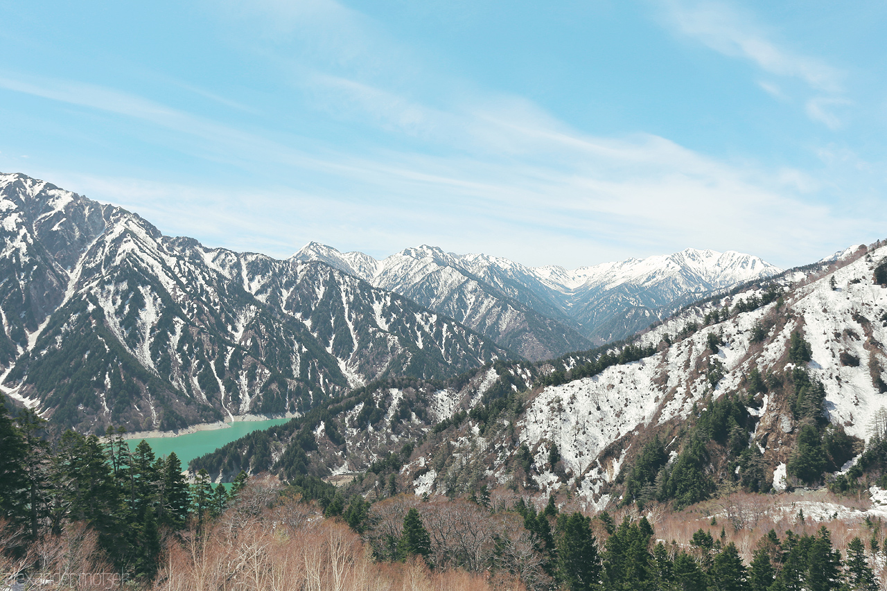 Daikanbo Foto von Der Gletschersee der japanischen Alpen