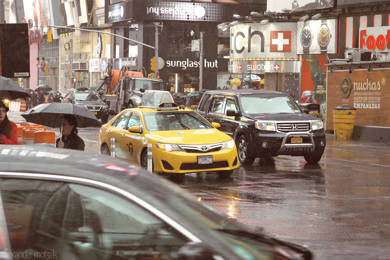 Yellow Cab Foto von Gelbes Taxi in New York City
