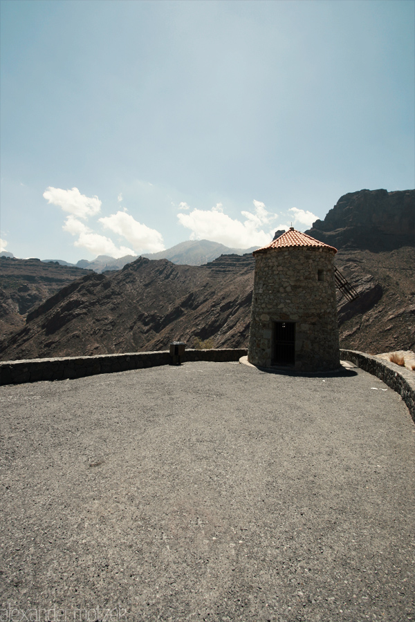 Gran Canaria - Old Mill Foto von Gran Canaria Alte Mühle aus Stein