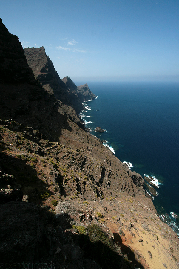 Gran Canaria - Balcon Foto von Gran Canaria Balcon Steilküste Blick auf Fuerteventura