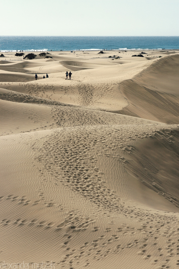 Gran Canaria - Dunas de Maspalomas Foto von Gran Canaria Dunas de Maspalomas Sand Dünen