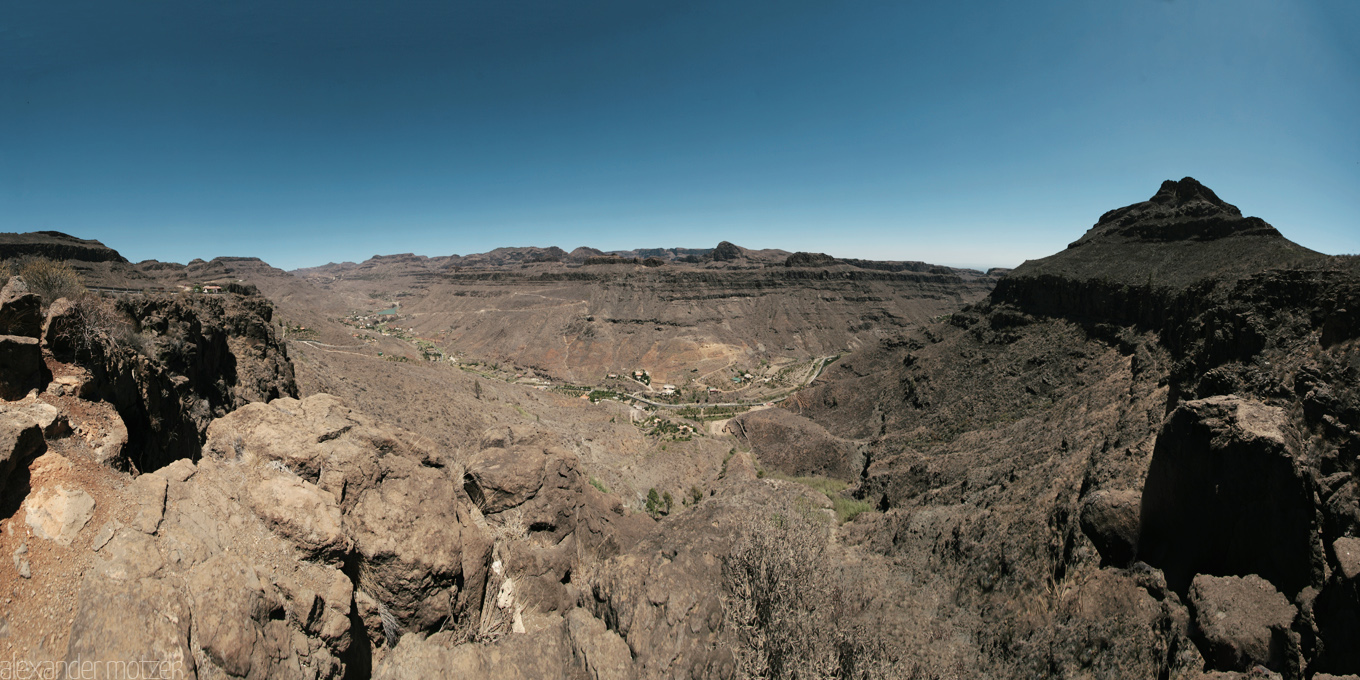Gran Canaria - Montana Del Data Foto von Gran Canaria Montana Del Data Panorama