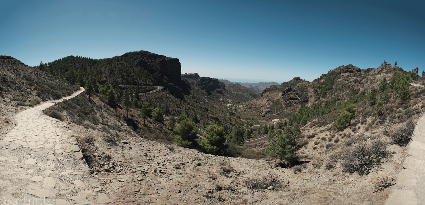 Gran Canaria - Roque Nublo Foto von Gran Canaria Panorama am Roque Nublo