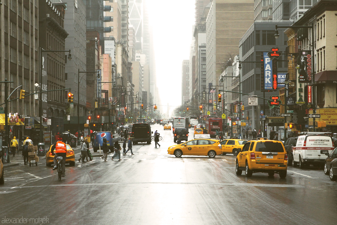 New York City Foto von Große Straße in New York City
