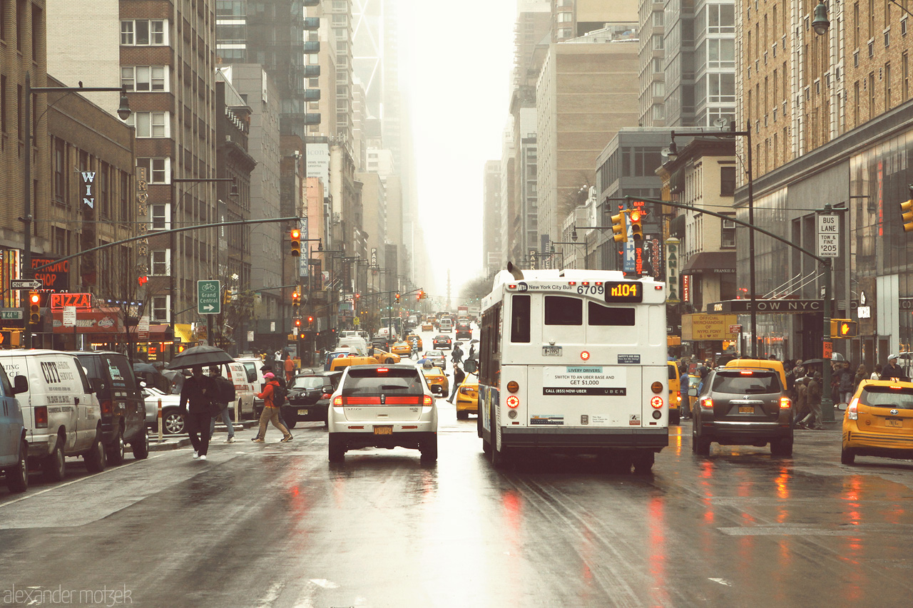 New York City Foto von Große Straße in New York City