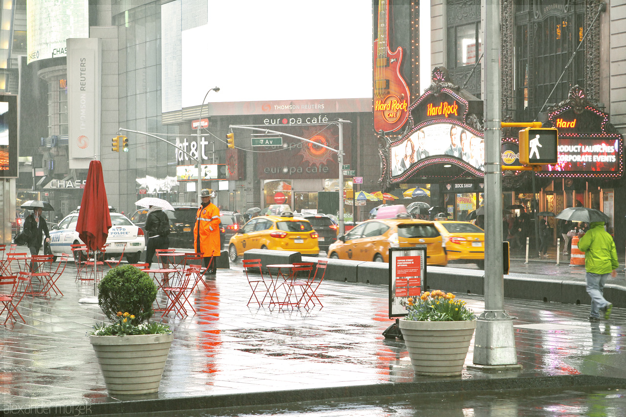 Times Square Foto von Hard Rock Cafe am Times Square