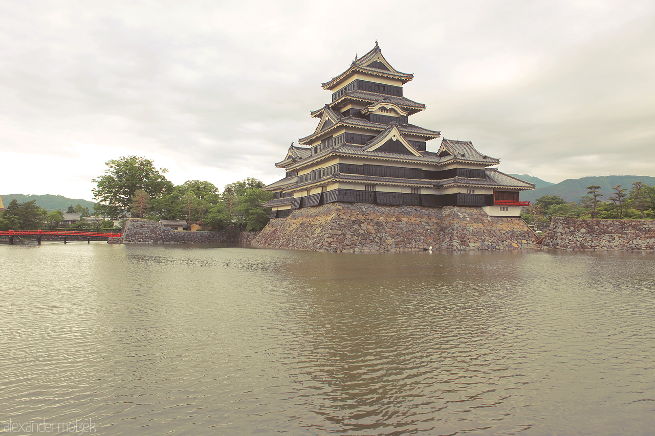 Foto von Das schwarze Schloss Matsumoto in Japan