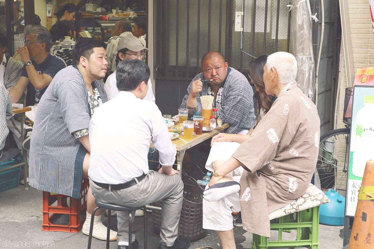 Foto von Szene im Restaurantviertel um Asakusa