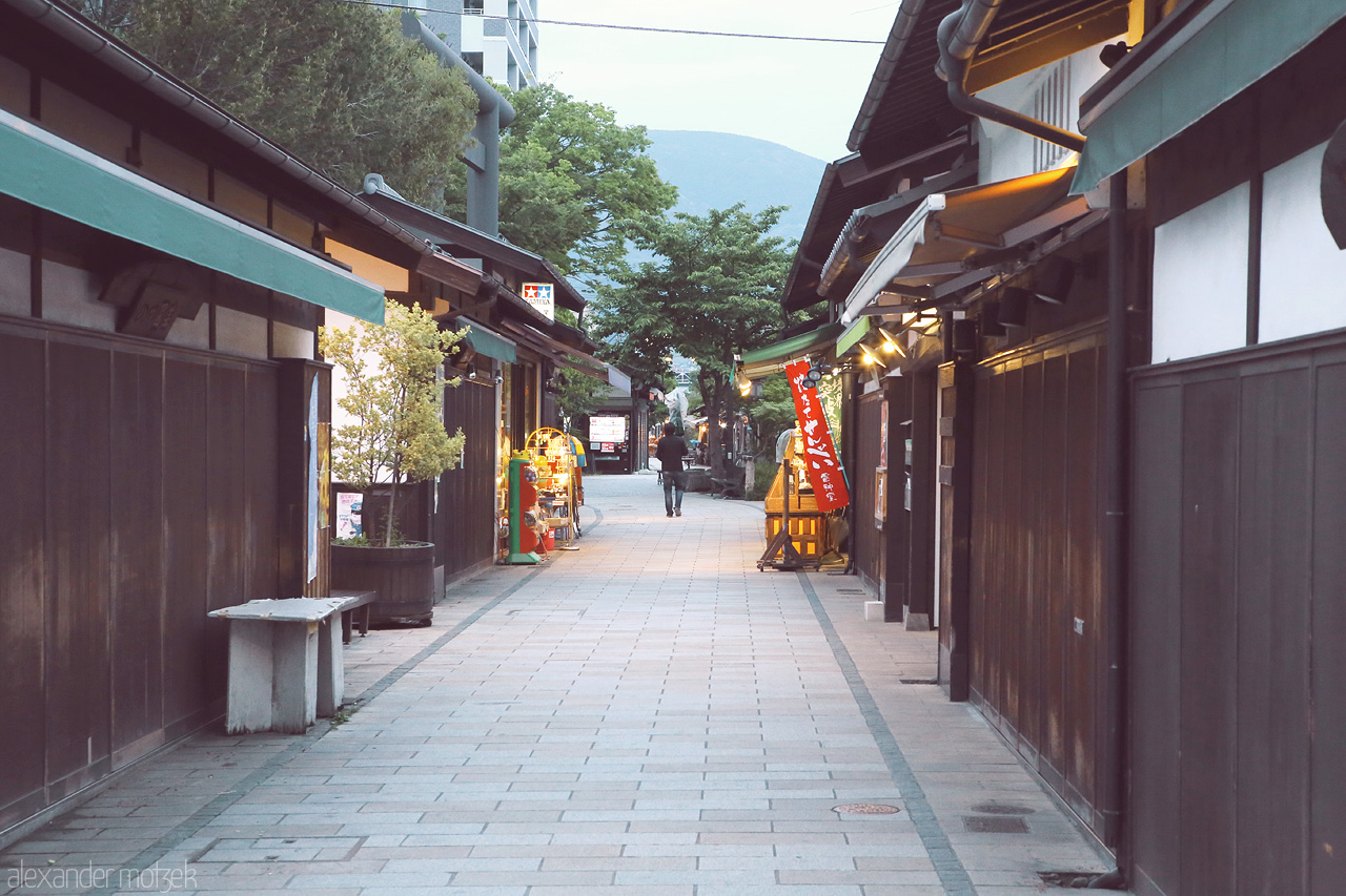 Matsumoto Foto von Matsumoto zu Feierabend