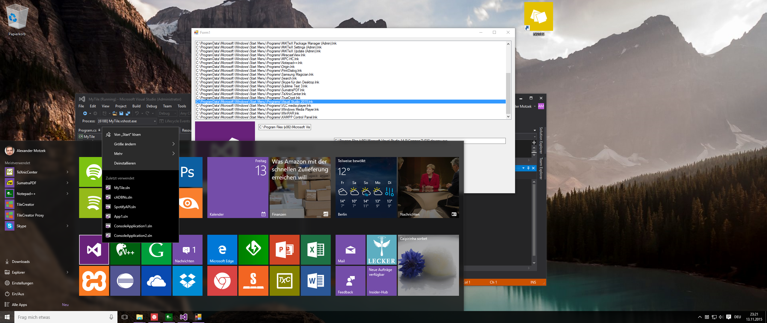 [APP] TileCreator - Create tiles to all applications | XDA Forums