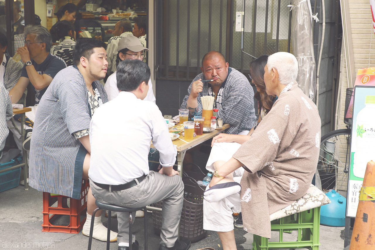 Asakusa Foto von Szene im Restaurantviertel um Asakusa